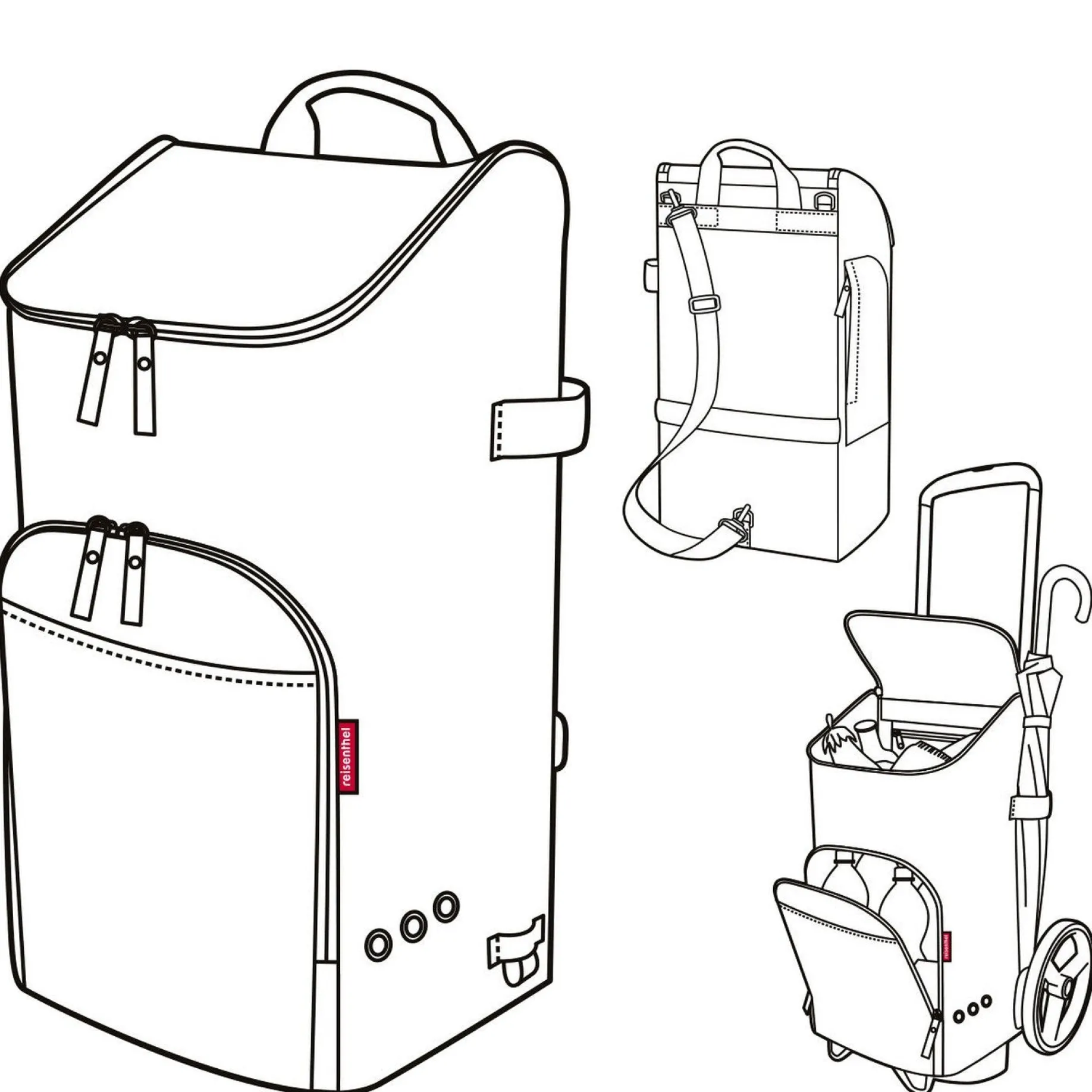 reisenthel citycruiser bag - Einkaufstasche 60 cm (dots)
