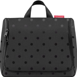 reisenthel cosmetics toiletbag XL - Kulturbeutel 28 cm (glossy dots black)