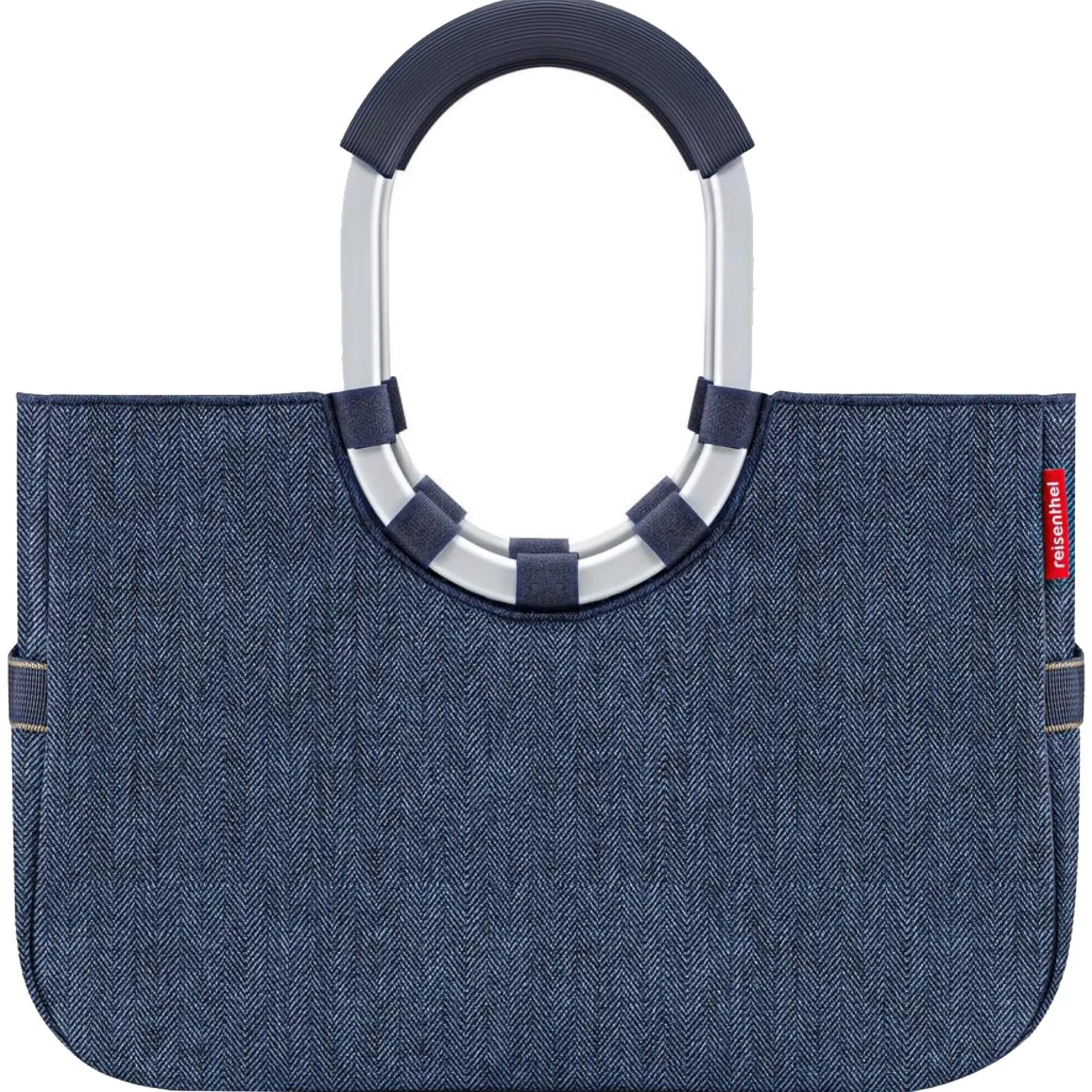 reisenthel loopshopper M / Shopper 40 cm (herringbone dark blue)