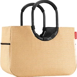 reisenthel shopping loopshopper L - Einkaufstasche mit Bügel 46 cm (frame raffia black)
