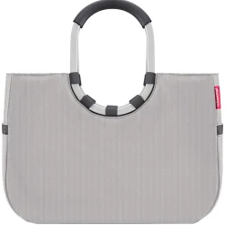 reisenthel shopping loopshopper L - Einkaufstasche mit Bügel 46 cm (herringbone grey)