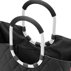 reisenthel shopping loopshopper L - Einkaufstasche mit Bügel 46 cm (rhombus black)