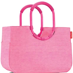 reisenthel shopping loopshopper L - Einkaufstasche mit Bügel 46 cm (frame twist pink)