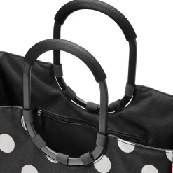 reisenthel shopping loopshopper L - Einkaufstasche mit Bügel 46 cm (frame dots white)