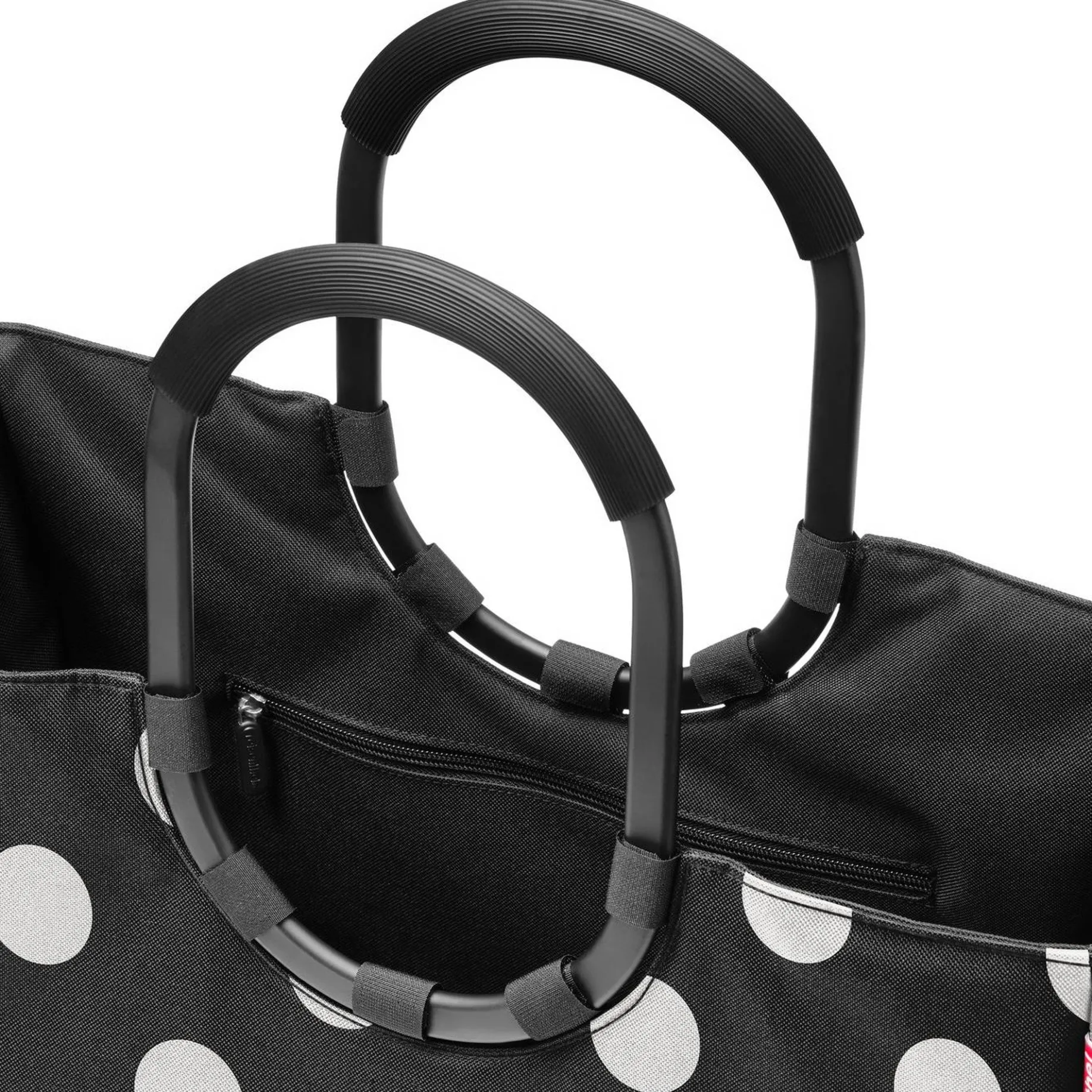 reisenthel shopping loopshopper L - Einkaufstasche mit Bügel 46 cm (frame dots white)