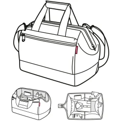 reisenthel travelling allrounder L pocket - Reisetasche 48 cm (twist silver)