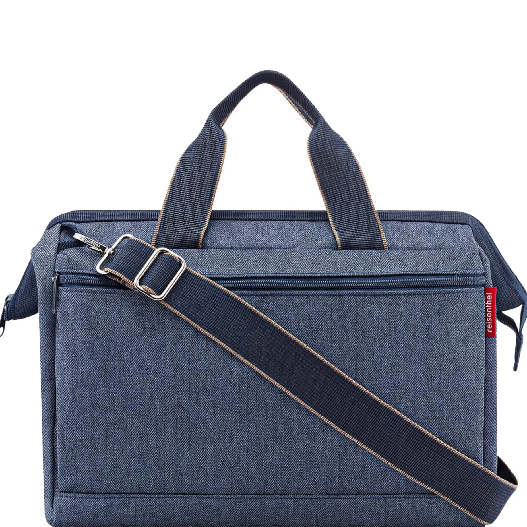 reisenthel travelling allrounder S pocket - Reisetasche 39 cm (herringbone dark blue)