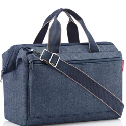 reisenthel travelling allrounder S pocket - Reisetasche 39 cm (herringbone dark blue)