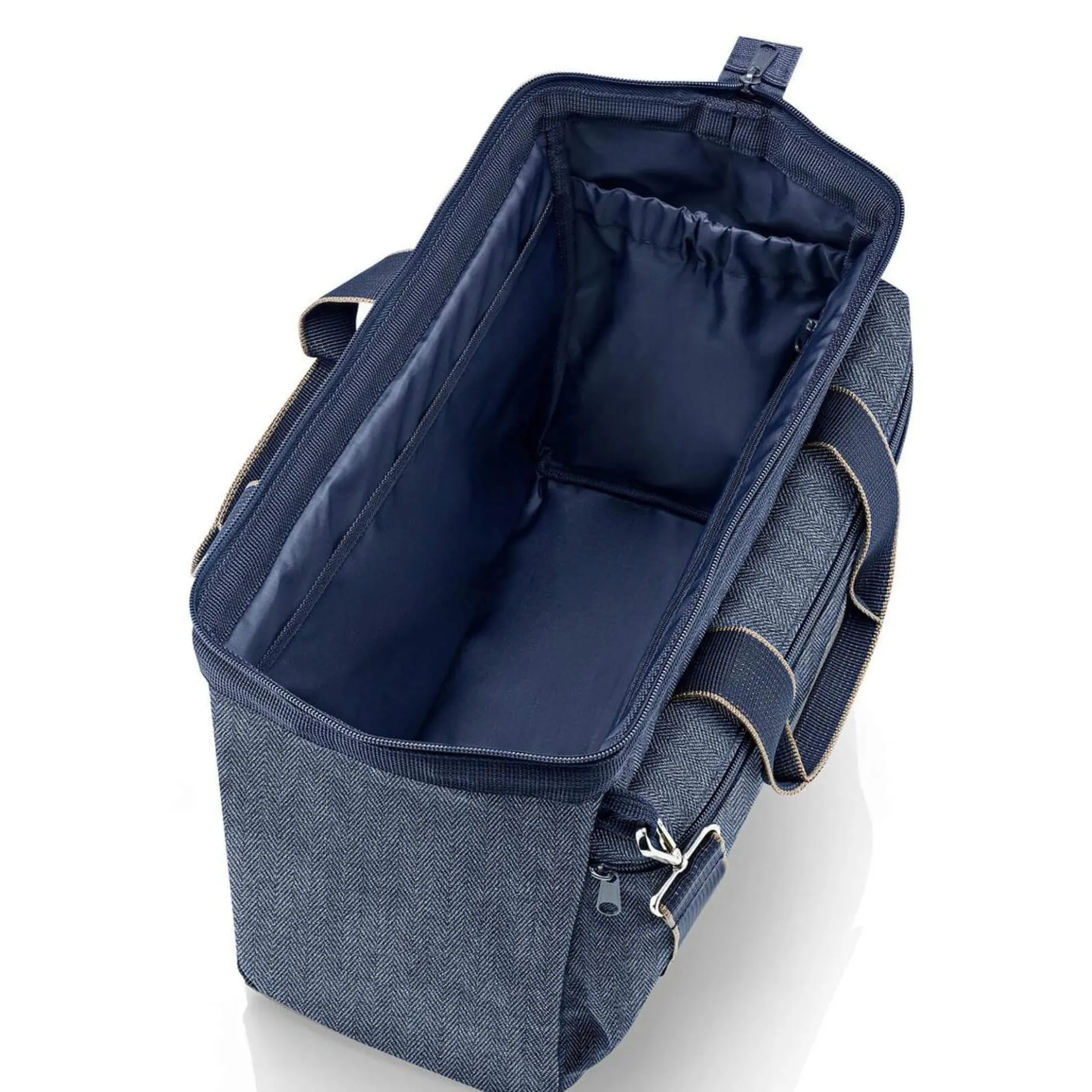 reisenthel travelling allrounder S pocket - Reisetasche 39 cm (herringbone dark blue)