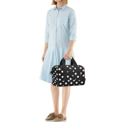 reisenthel travelling allrounder M - Reisetasche 40 cm (dots white)