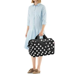 reisenthel travelling allrounder L pocket - Reisetasche 48 cm (dots white)