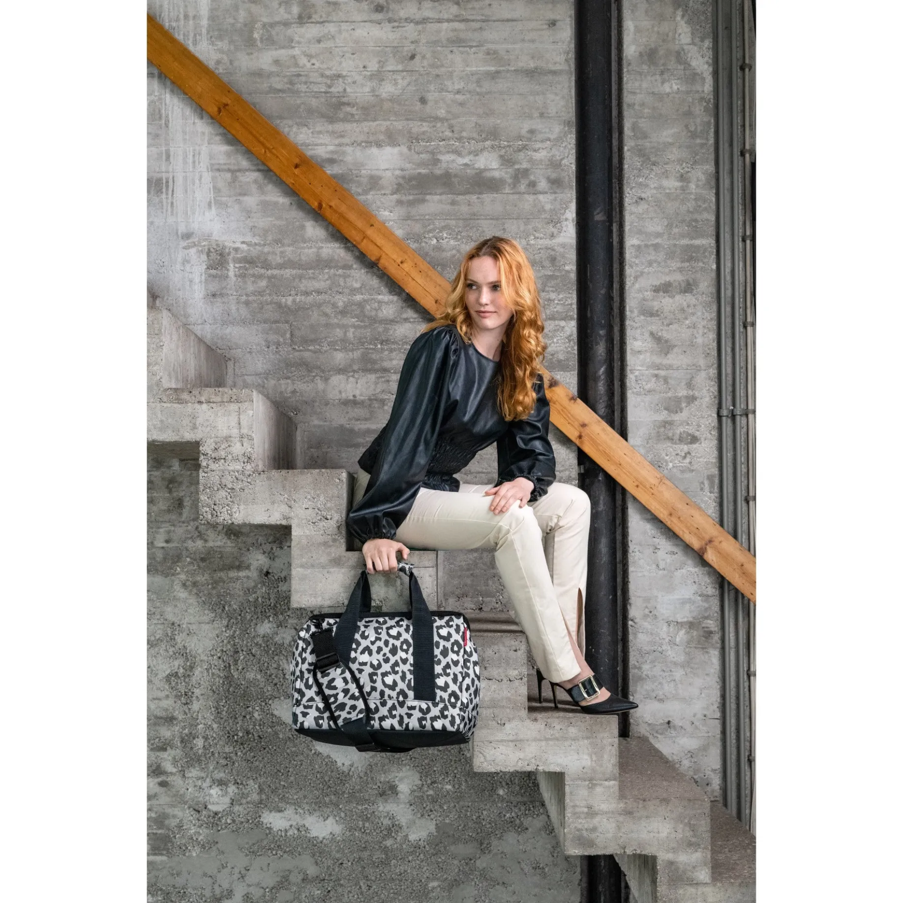 reisenthel travelling allrounder M - Reisetasche 40 cm (leo nero)