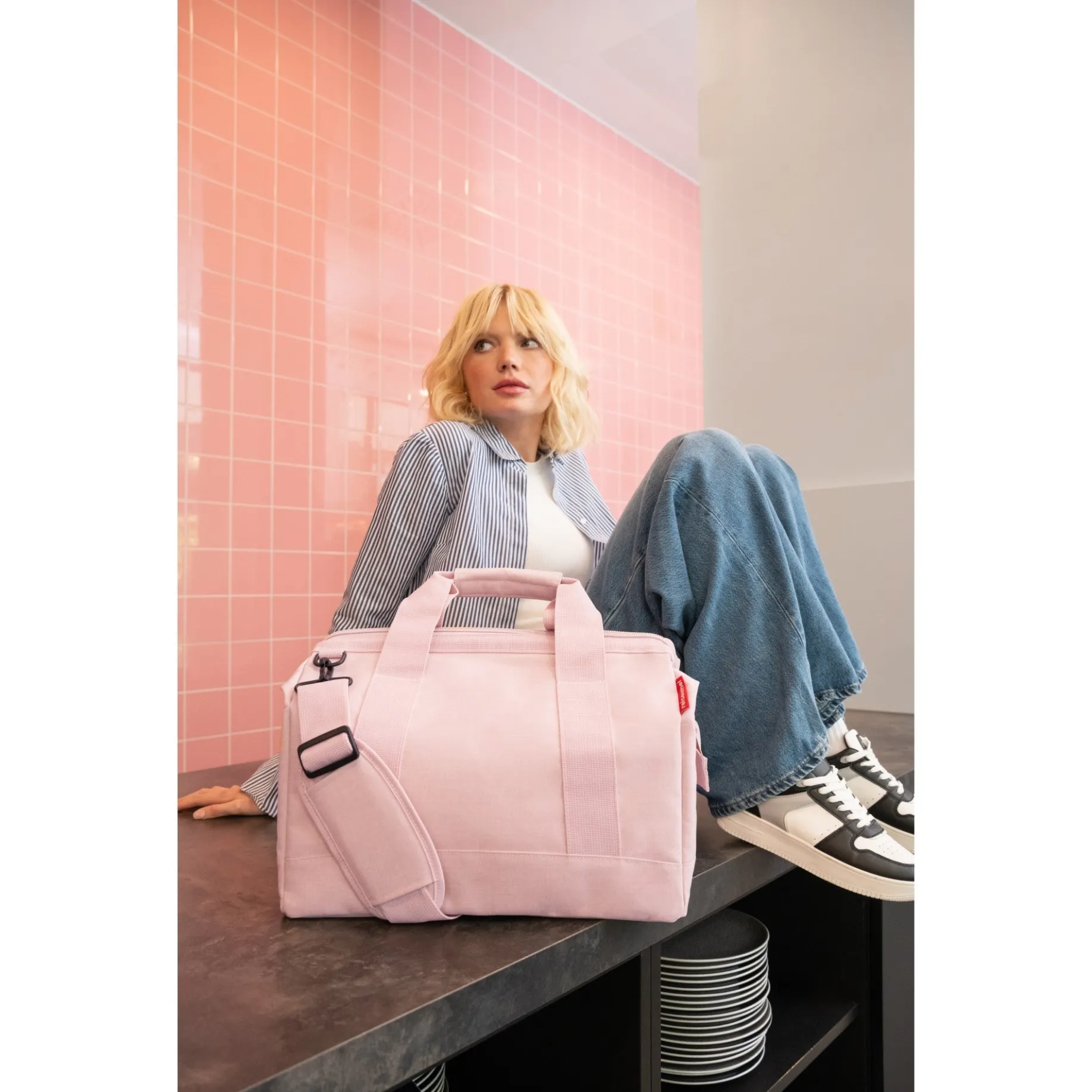 reisenthel travelling allrounder M - Reisetasche 40 cm (twist blush)