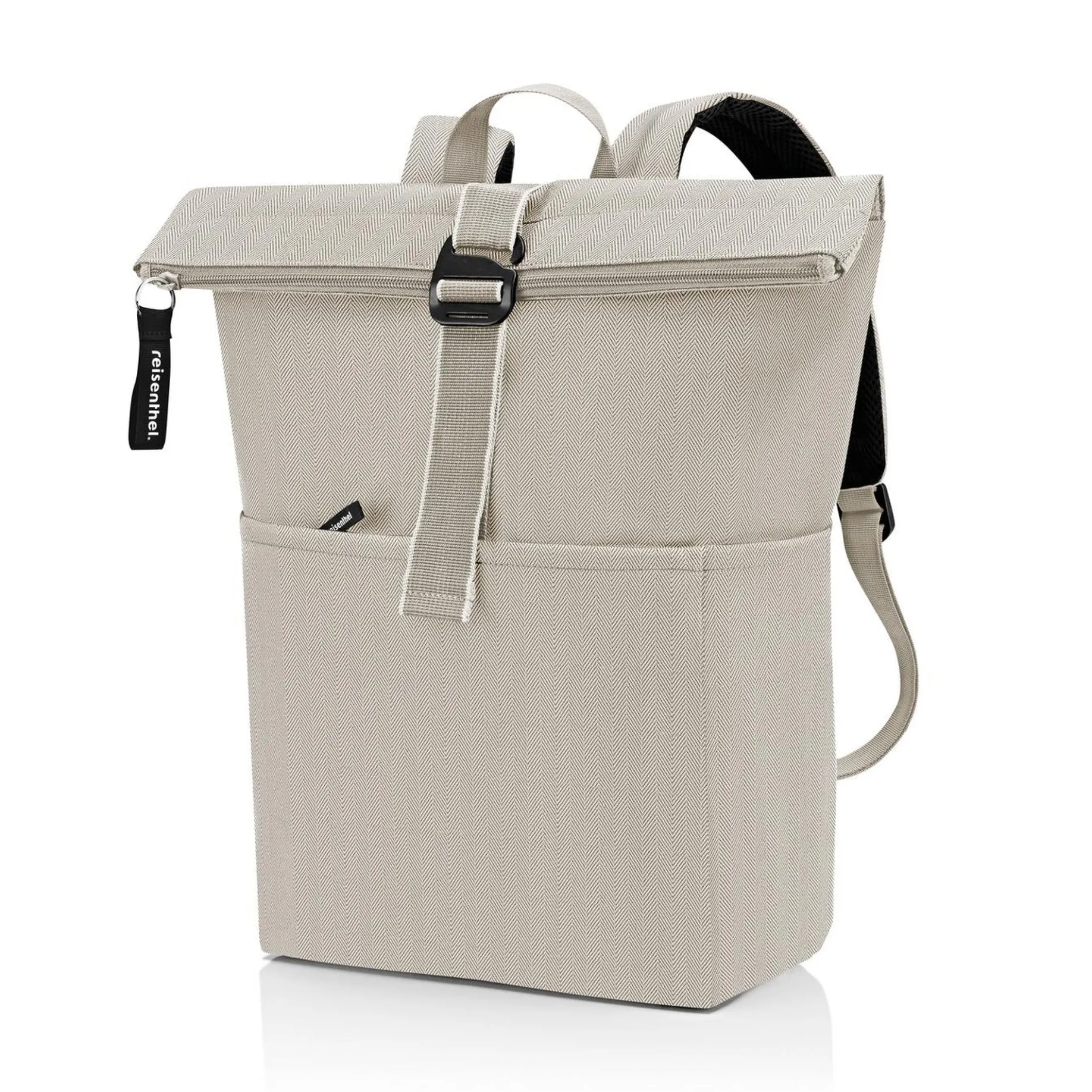 reisenthel travelling rolltop - Rucksack 15.6" 53 cm (herringbone sand)