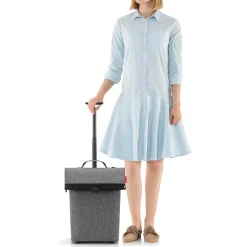 reisenthel trolley M - Einkaufstrolley 53 cm (twist silver)