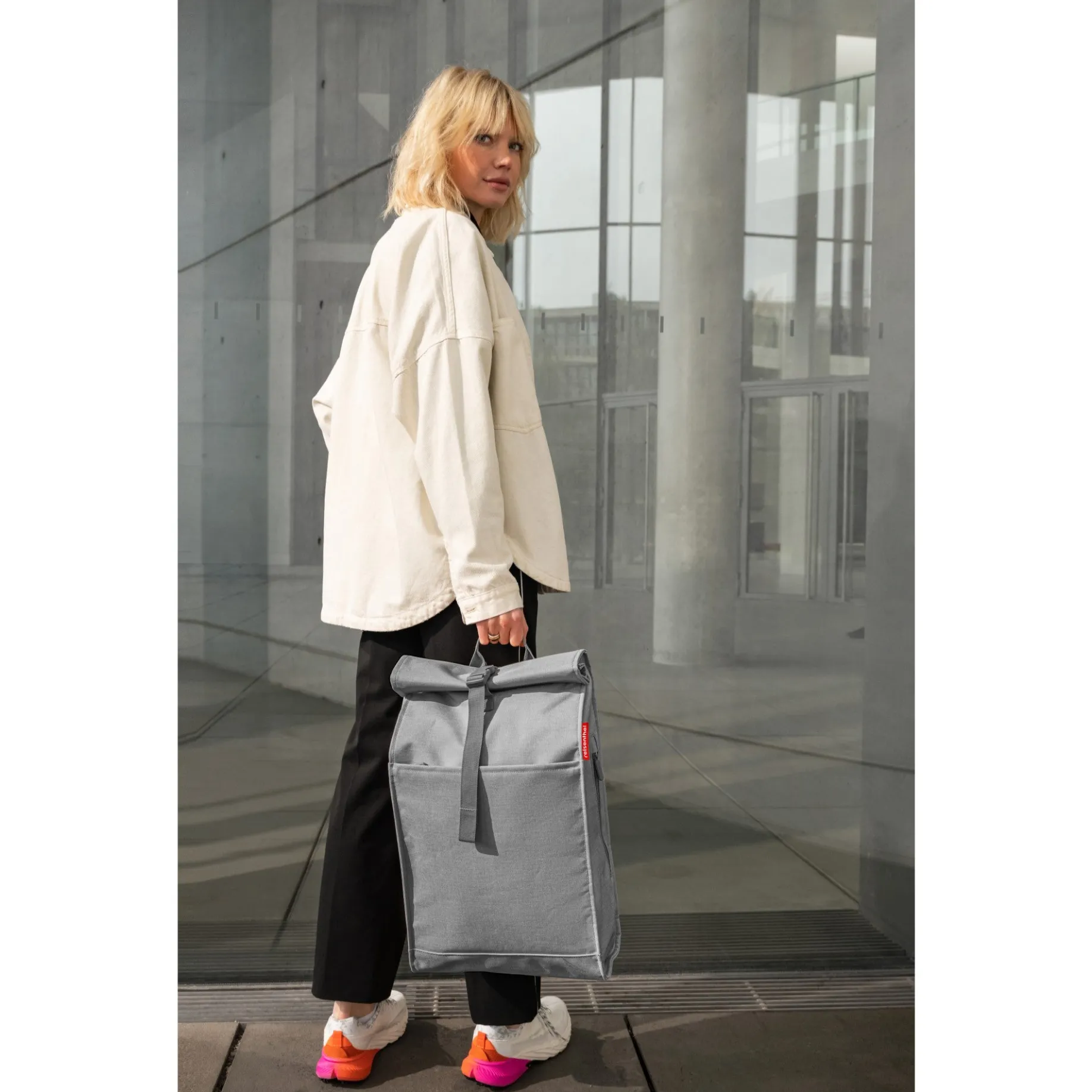 reisenthel Urban Rolltop - Rucksack 49 cm (twist silver)