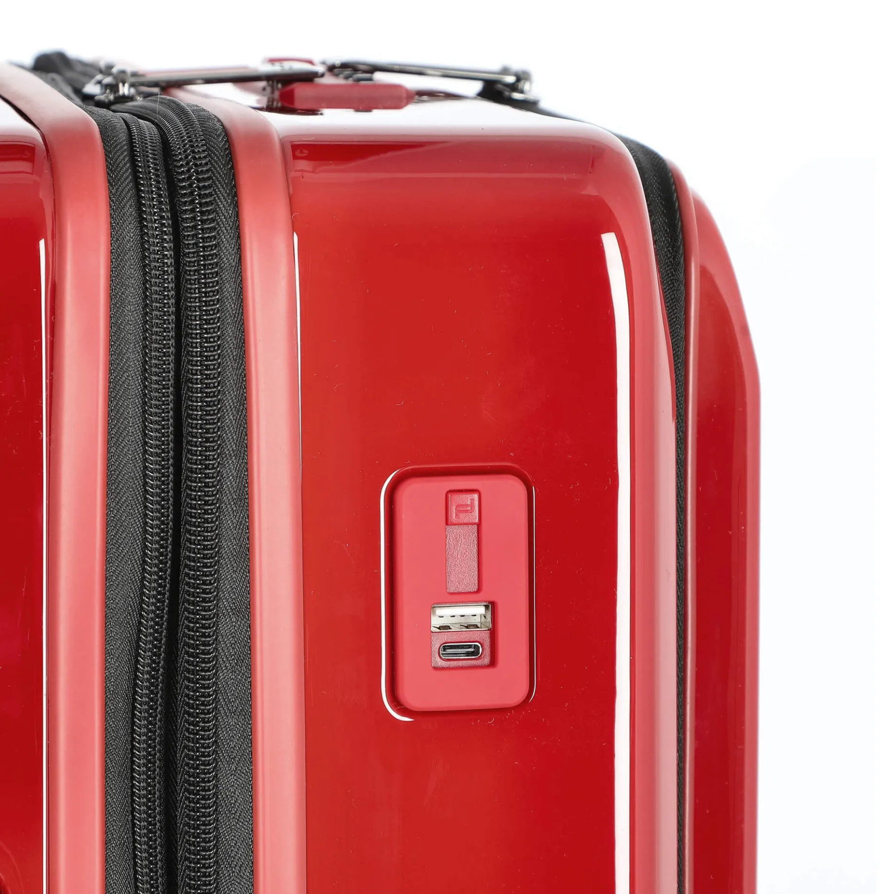 Roadster Hardcase - 4-Rollen-Kabinentrolley S 55 cm (carmine red)