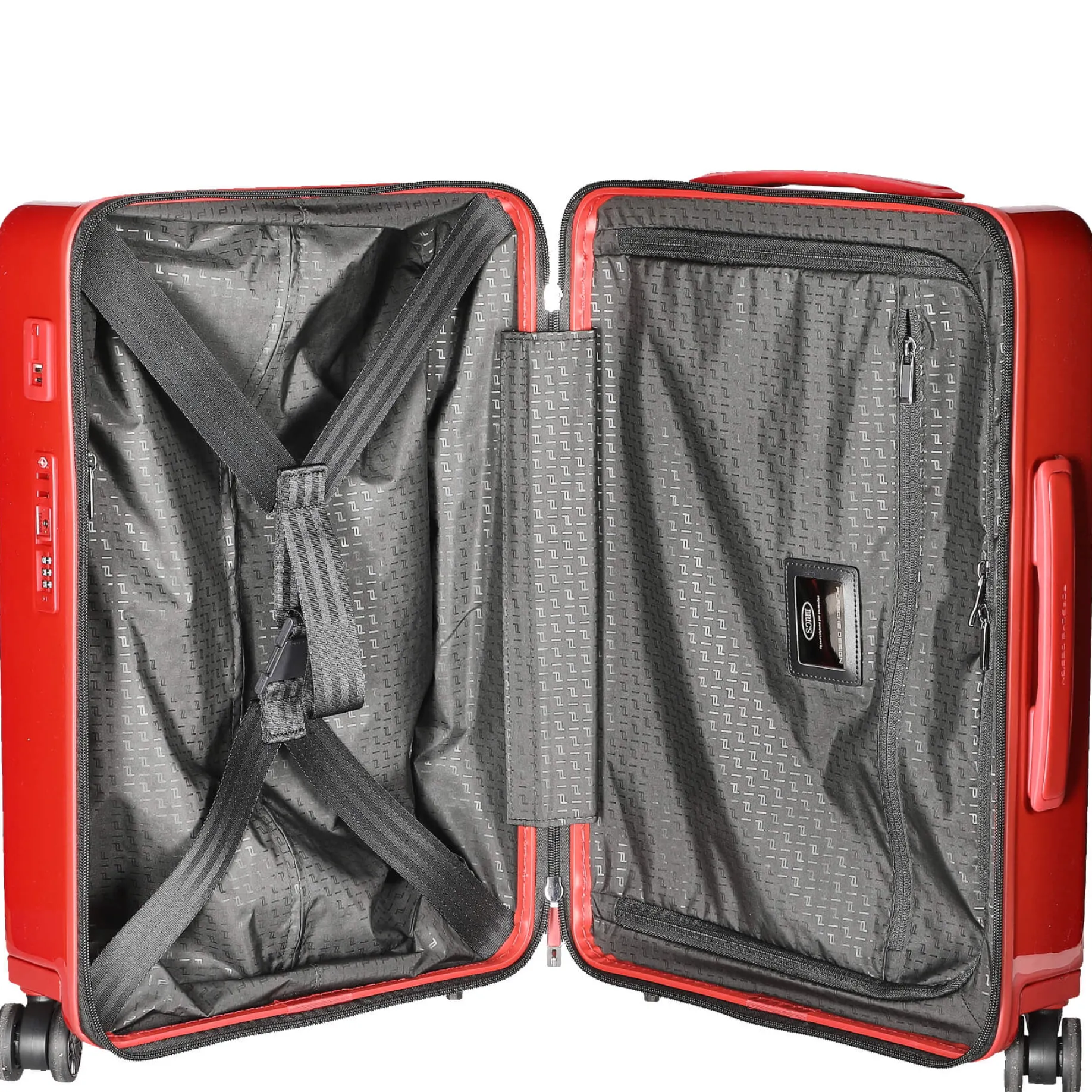 Roadster Hardcase - 4-Rollen-Kabinentrolley 55 cm S (carmine red)