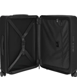 Roadster Nylon - 4-Rollen-Trolley M 68 cm erw. (black)