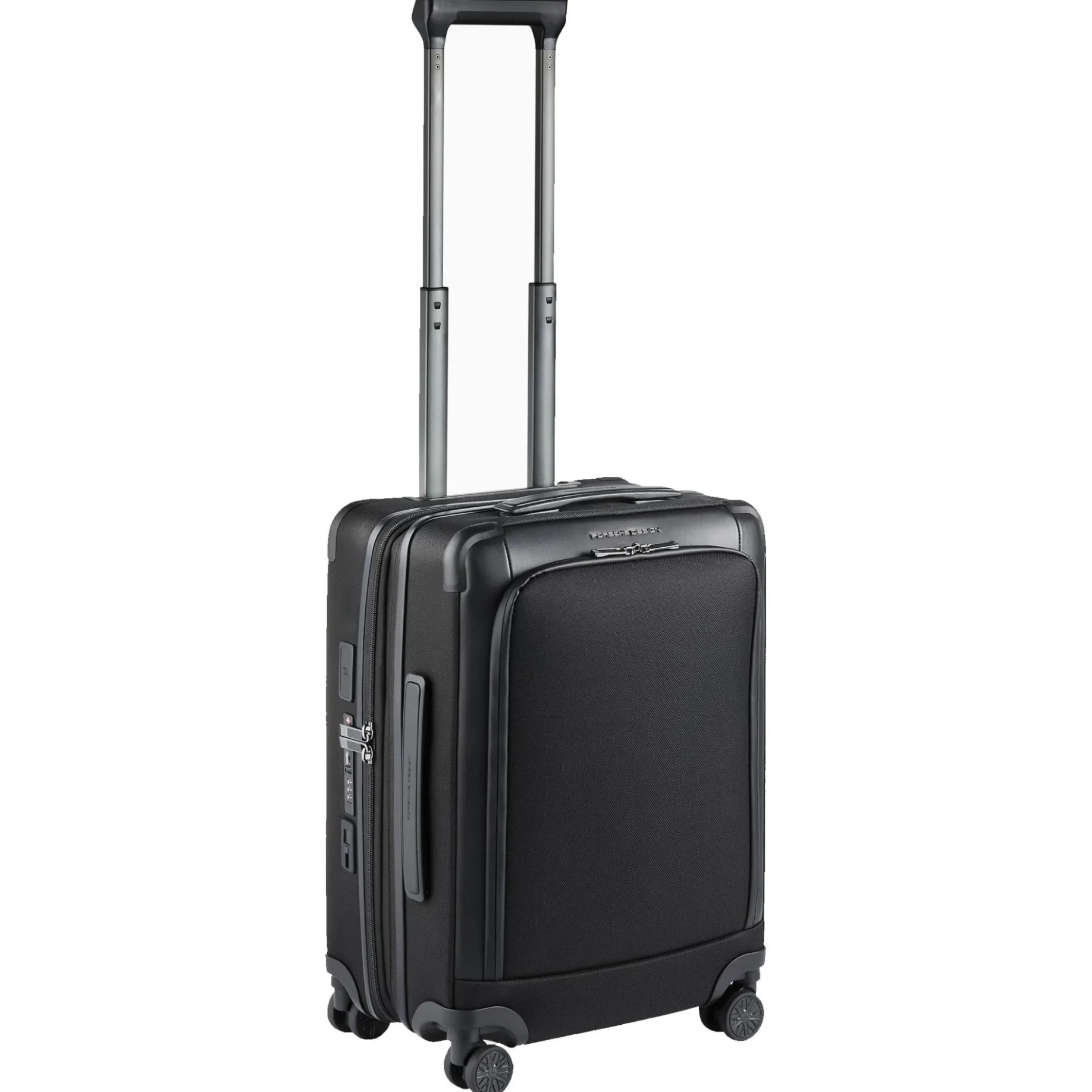 Roadster Nylon S+ - 4-Rollen-Kabinentrolley 55 cm erw. (black)