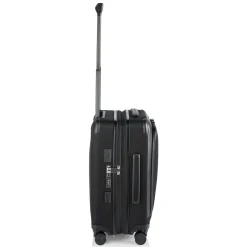 Roadster Nylon S+ - 4-Rollen-Kabinentrolley 55 cm erw. (black)