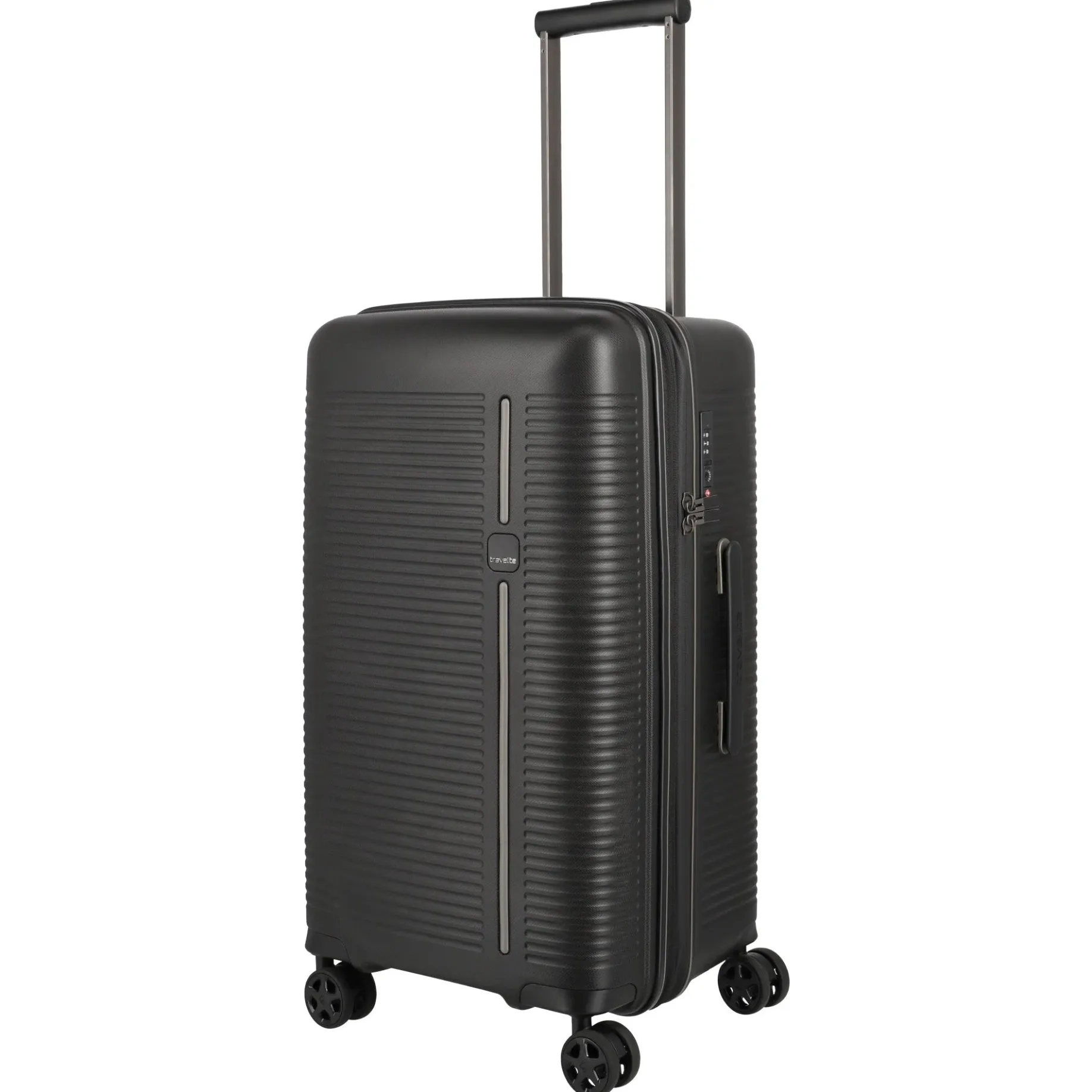 Roomer Trunk - 4-Rollen-Trolley M 66 cm erw. (black)