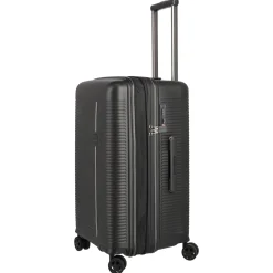 Roomer Trunk - 4-Rollen-Trolley M 66 cm erw. (black)