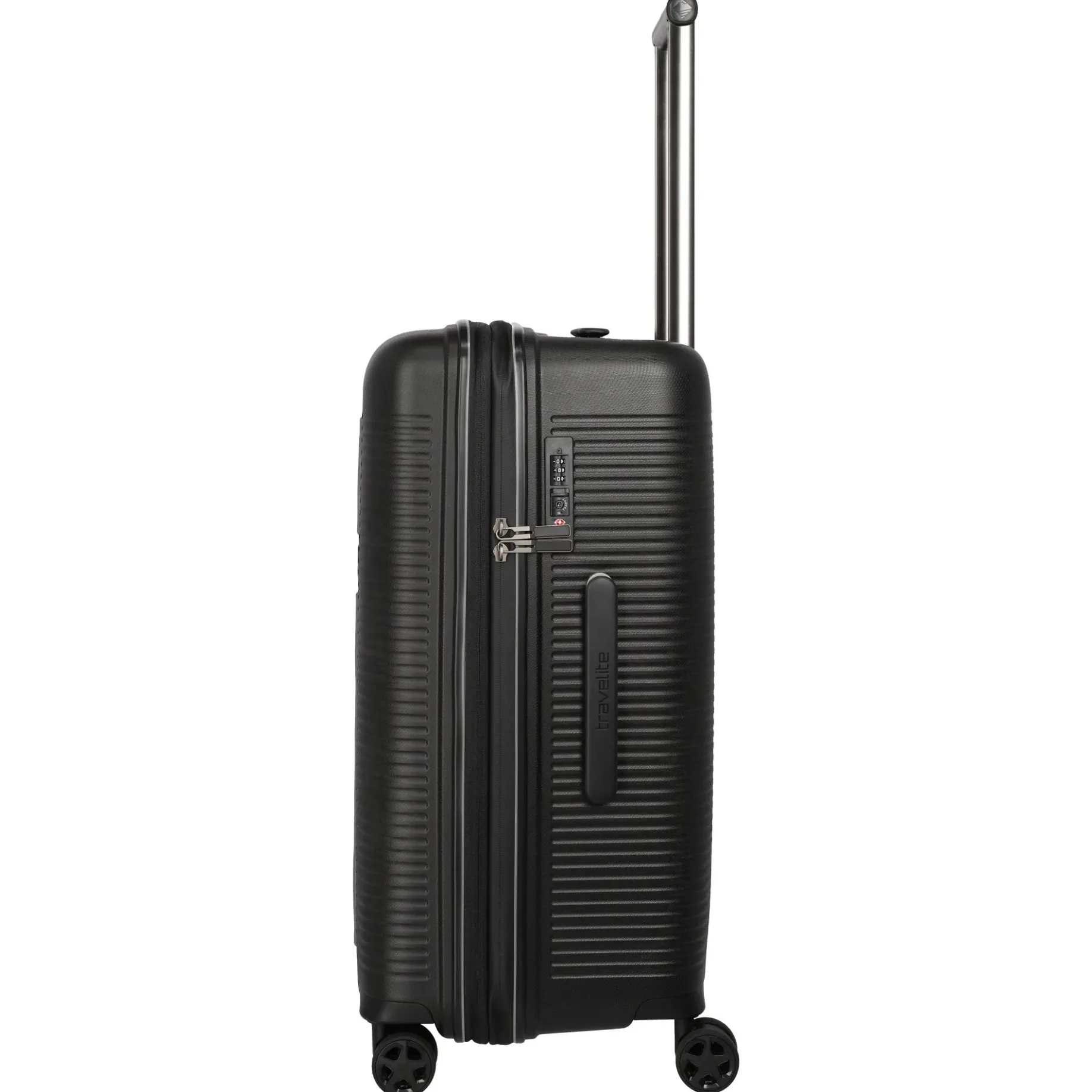 Roomer Trunk - 4-Rollen-Trolley M 66 cm erw. (black)