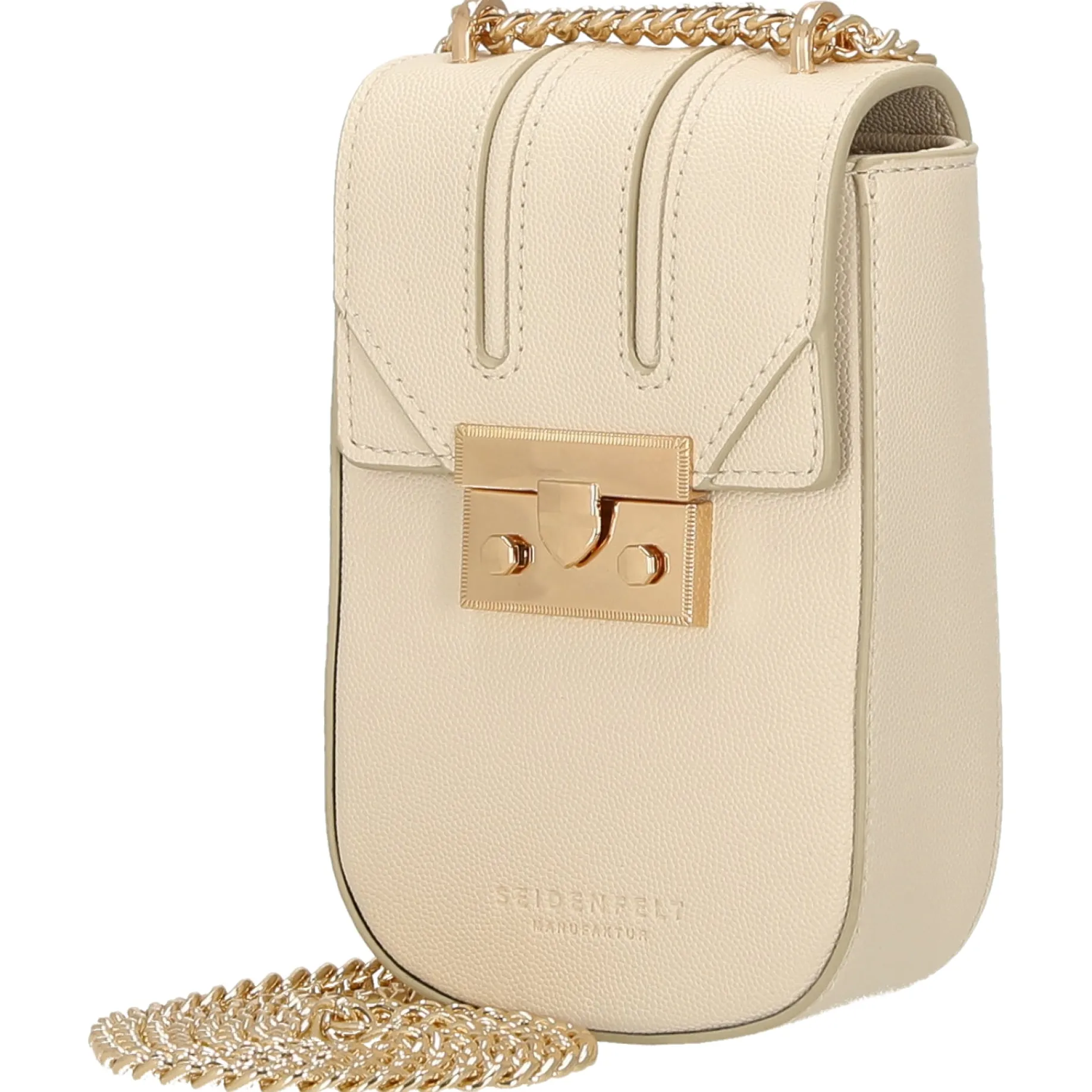 Roros Mobile - Umhängetasche 18 cm (beige/gold)