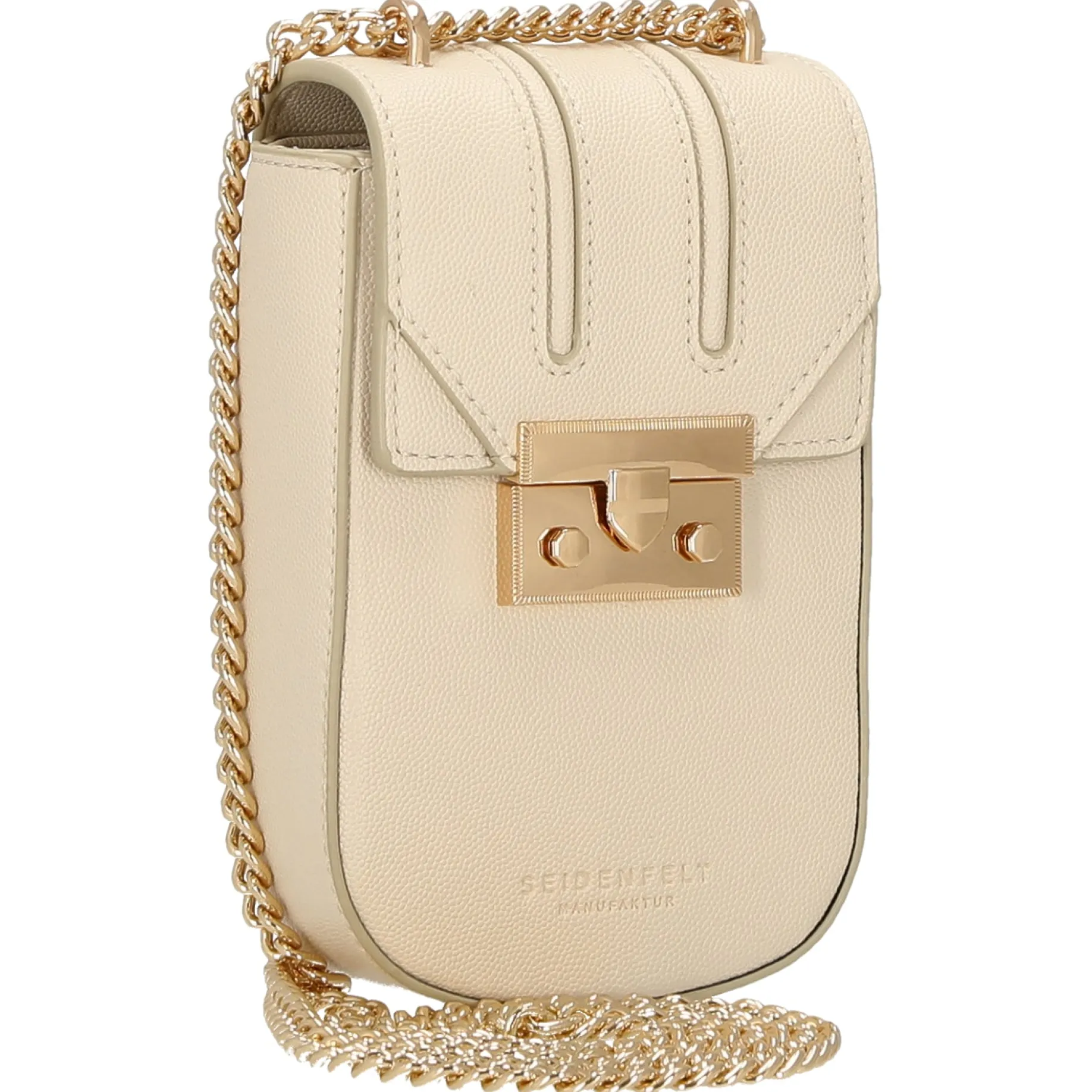 Roros Mobile - Umhängetasche 18 cm (beige/gold)