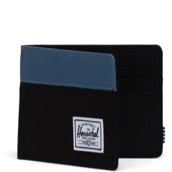 Roy - Geldbörse 6cc 11.5 cm RFID (black/copen blue)