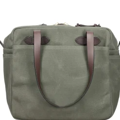 Rugged Twill - Schultertasche 38 cm (otter green)