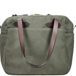 Rugged Twill - Schultertasche 38 cm (otter green)