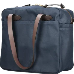 Rugged Twill - Schultertasche 38 cm (navy)