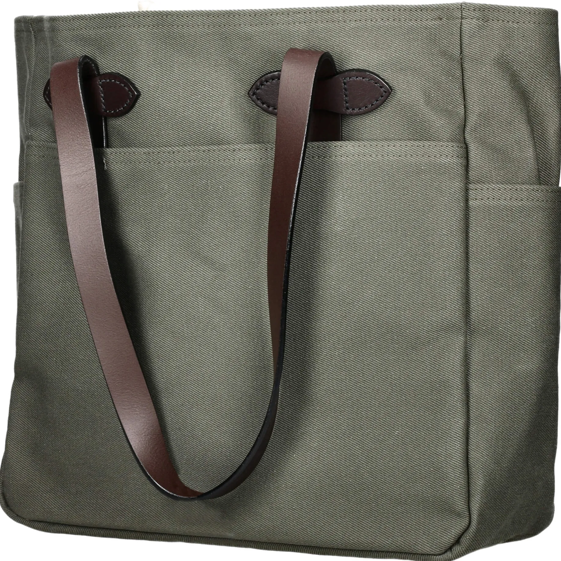 Rugged Twill - Schultertasche 35.6 cm (otter green)