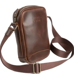 Runner - Umhängetasche 15 cm (brown-dots)