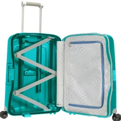 S Cure Spinner - 4-Rollen-Kabinentrolley S 55 cm (aqua blue)