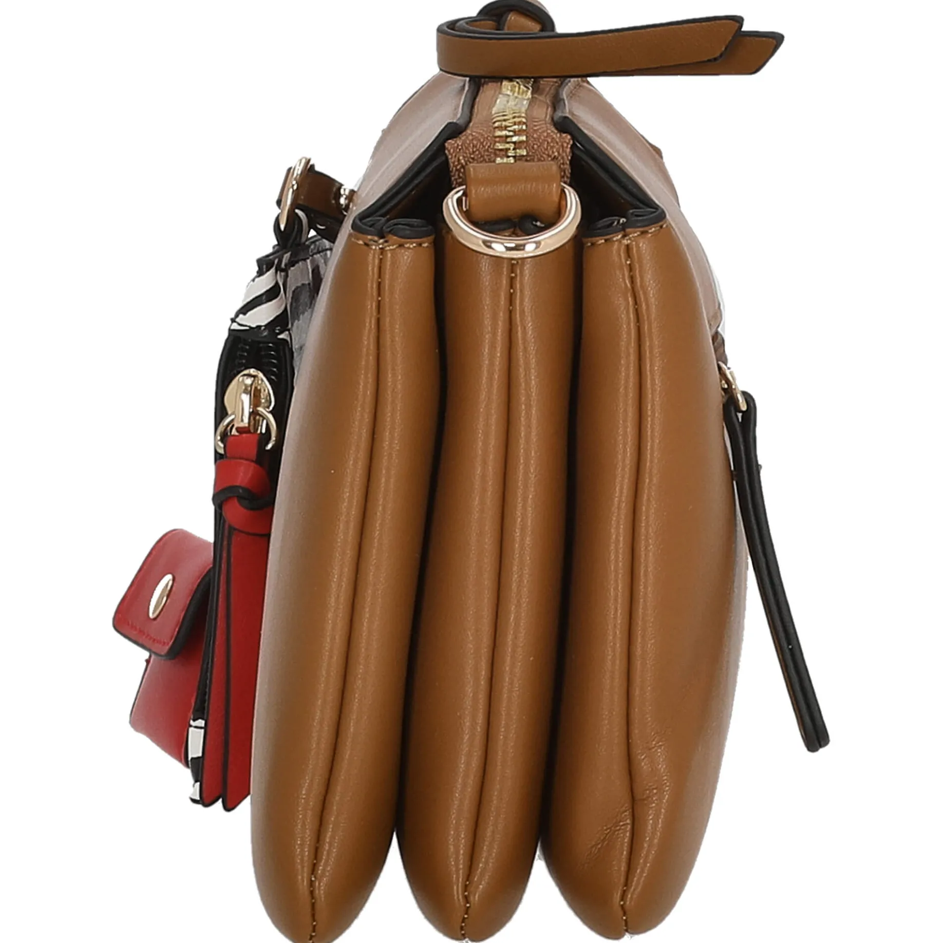 Safari - Schultertasche 23 cm (cognac)