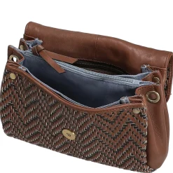 Samos - Schultertasche 21 cm (cognac)