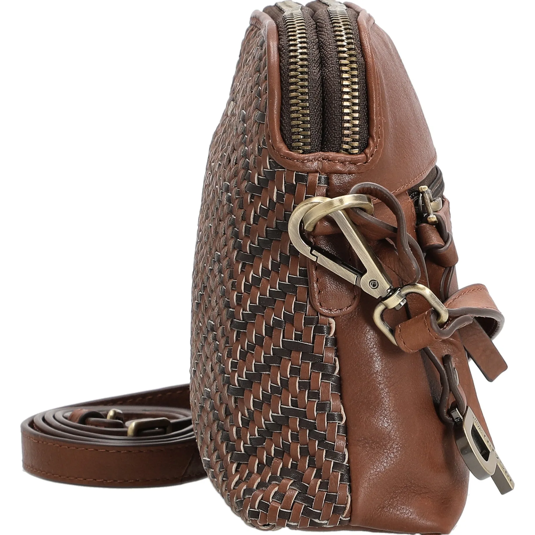 Samos - Umhängetasche 20 cm (cognac)