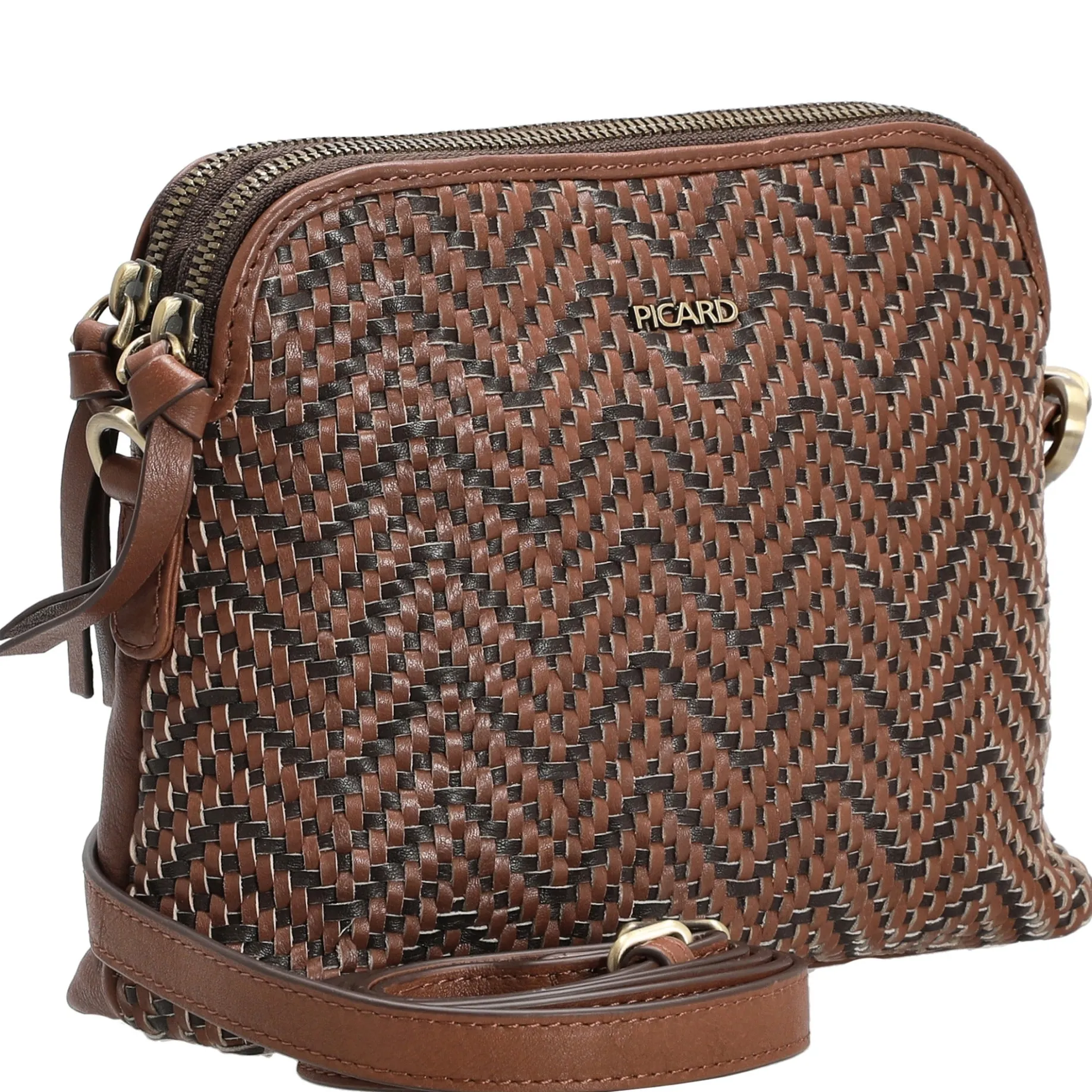 Samos - Umhängetasche 20 cm (cognac)