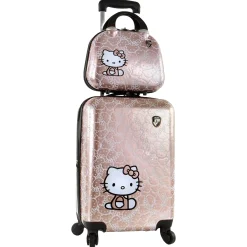 Sanrio Hello Kitty - 4-Rollen-Kindertrolley Beautycase 2tlg. 53 cm erw. (Hello Kitty)