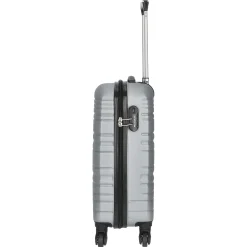 Santiago - 4-Rollen-Kabinentrolley 55 cm (silber)