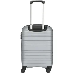 Santiago - 4-Rollen-Kabinentrolley 55 cm (silber)