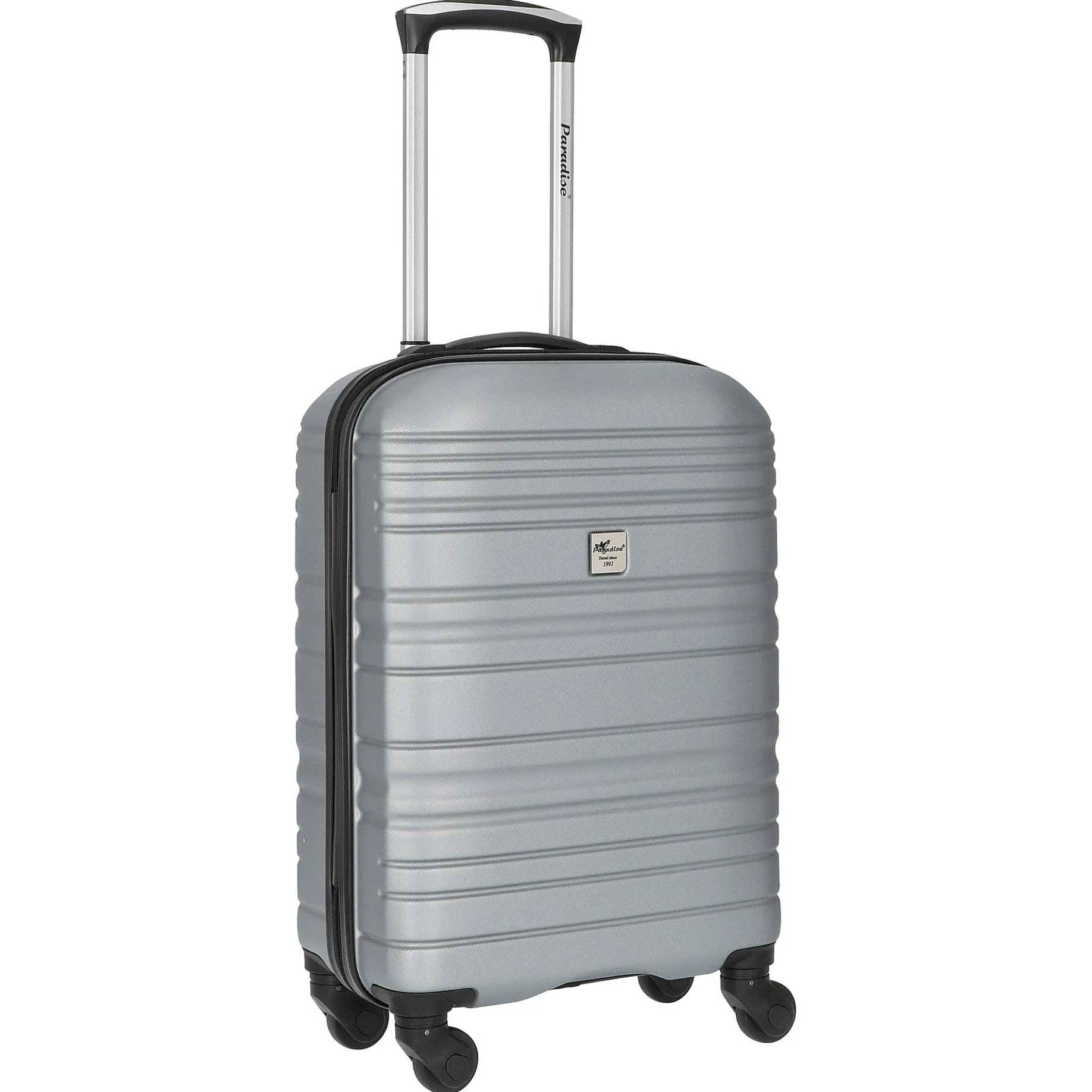 Santiago - 4-Rollen-Kabinentrolley 55 cm (silber)