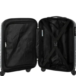 Santiago - 4-Rollen-Kabinentrolley 55 cm (silber)