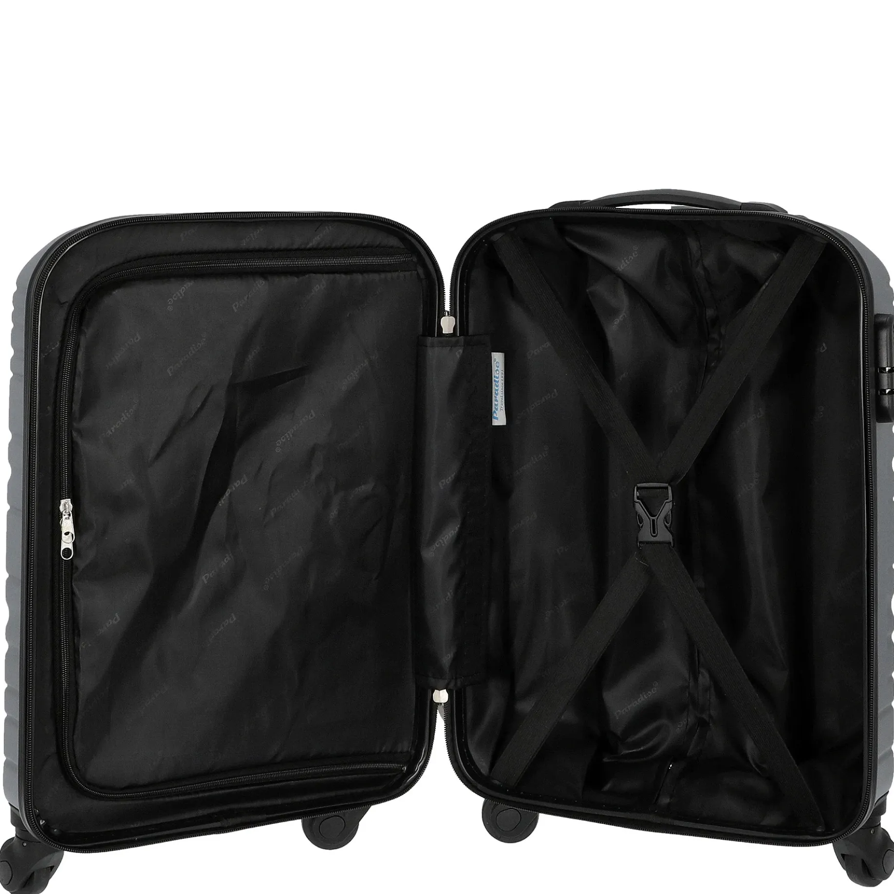 Santiago - 4-Rollen-Kabinentrolley 55 cm (silber)
