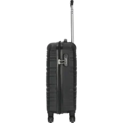Santiago - 4-Rollen-Kabinentrolley 55 cm (schwarz)