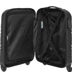 Santiago - 4-Rollen-Kabinentrolley 55 cm (schwarz)