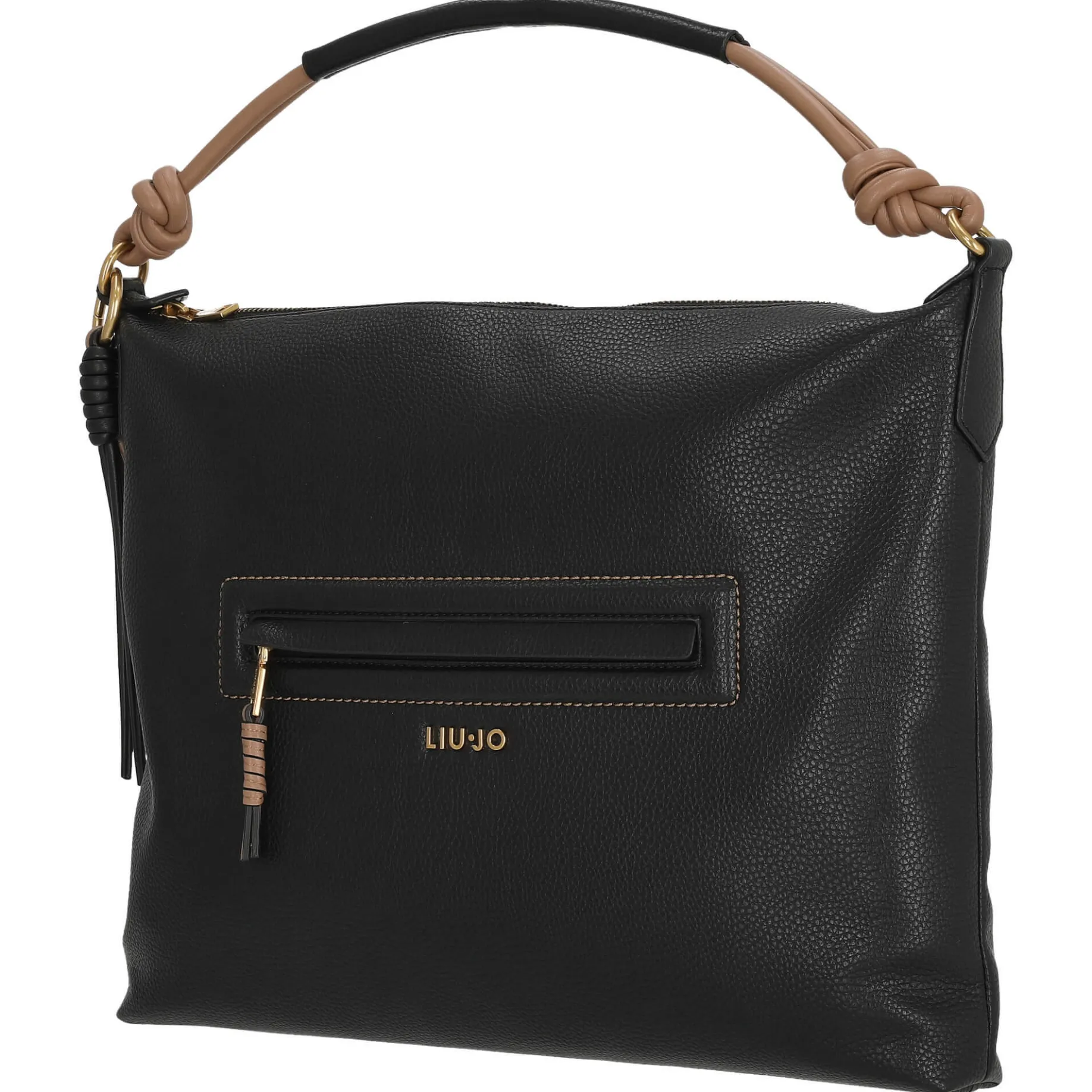 Sanura Hobo - Schultertasche M 38 cm (black)